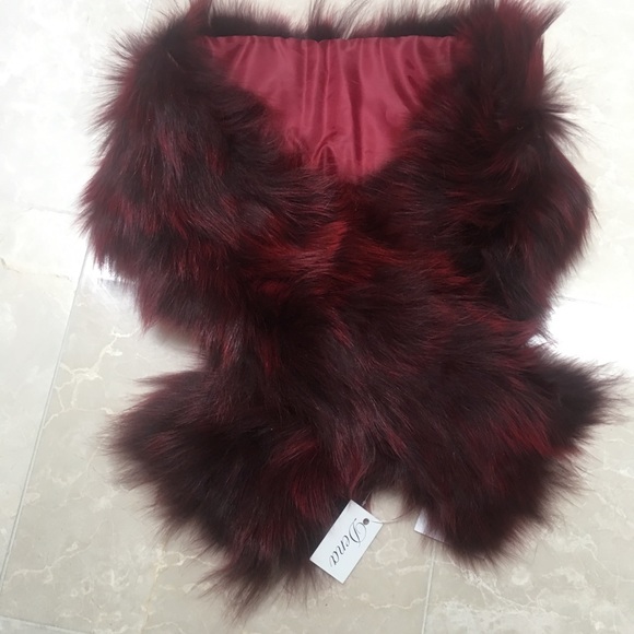 dena Accessories - New Dena fur scarf NWT $390